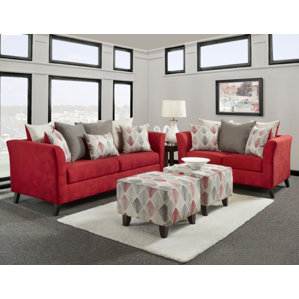 Red Barrel Studio Chris 2 Piece Living Room Set Red Barrel Studio Chris 2 Piece Living Room Set
