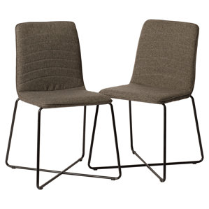 Linen Upholstered Parsons Chair (Set o..