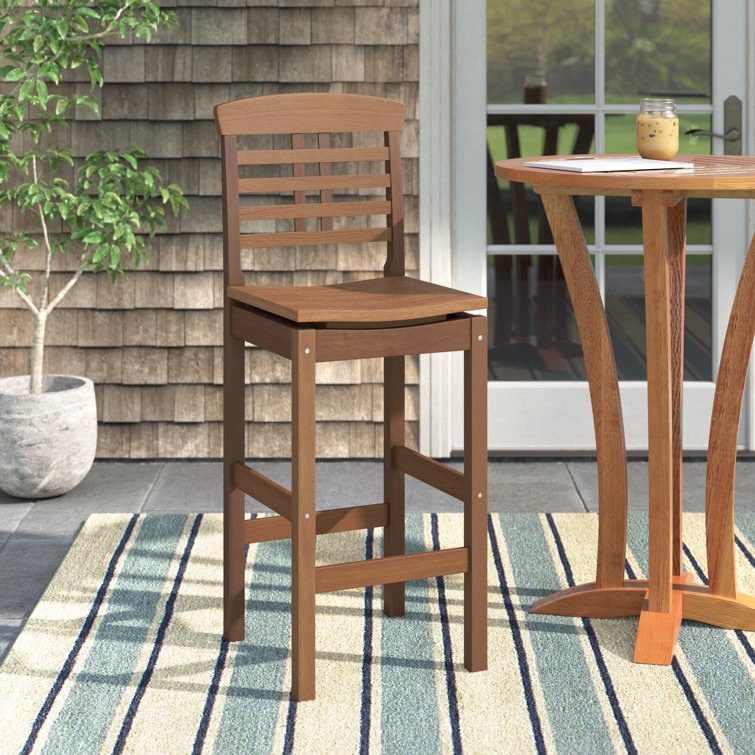 eucalyptus outdoor bar stools