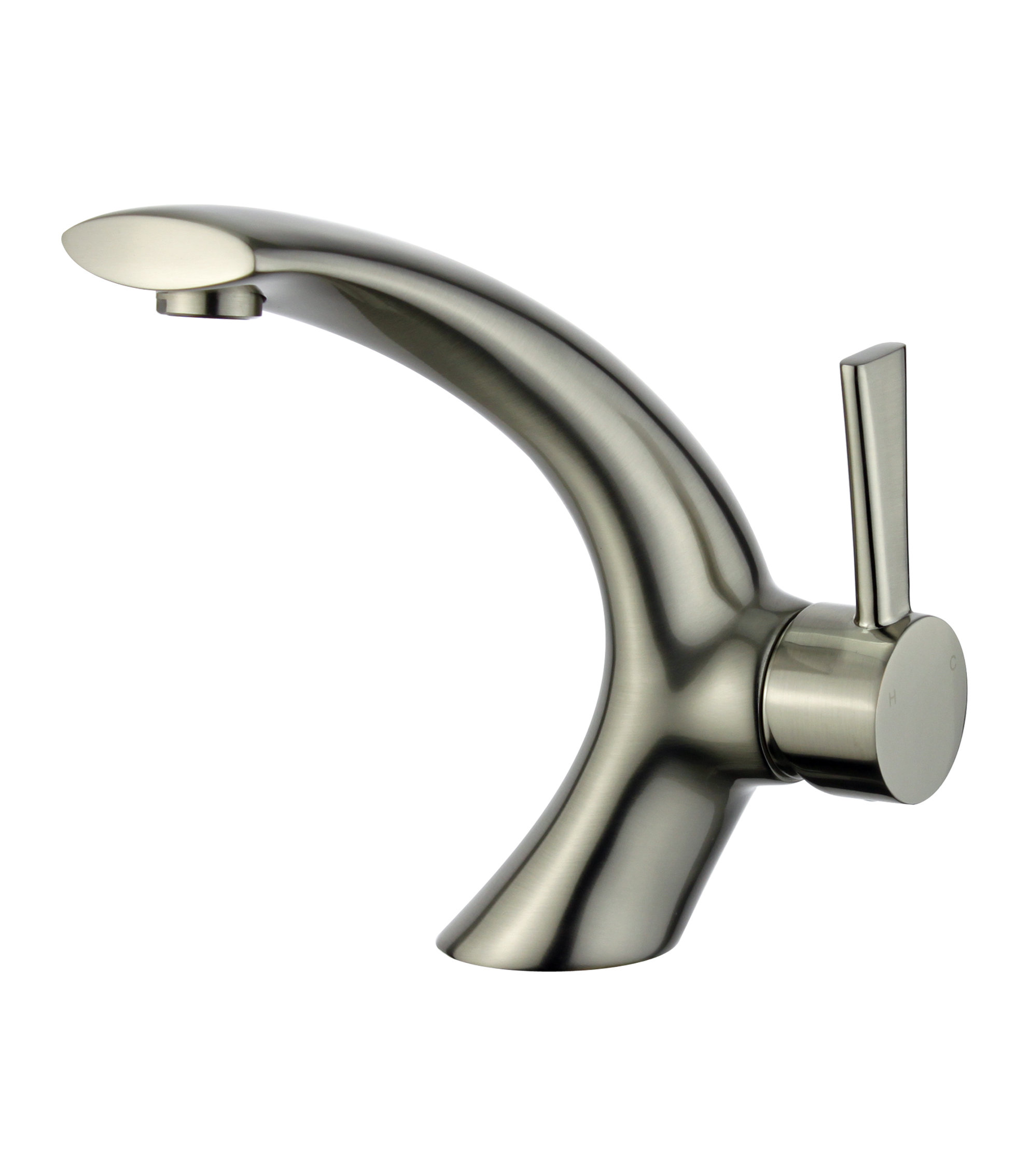 Bellaterra Home Bilbao Single Hole Bathroom Faucet With Drain