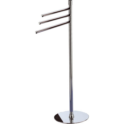 Triple Bar Free Standing Towel Stand Agm Home Finish