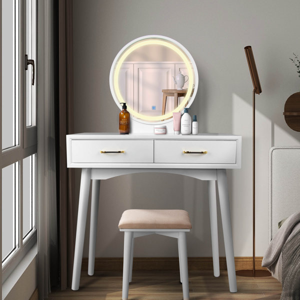 Girls White Vanity Table Wayfair