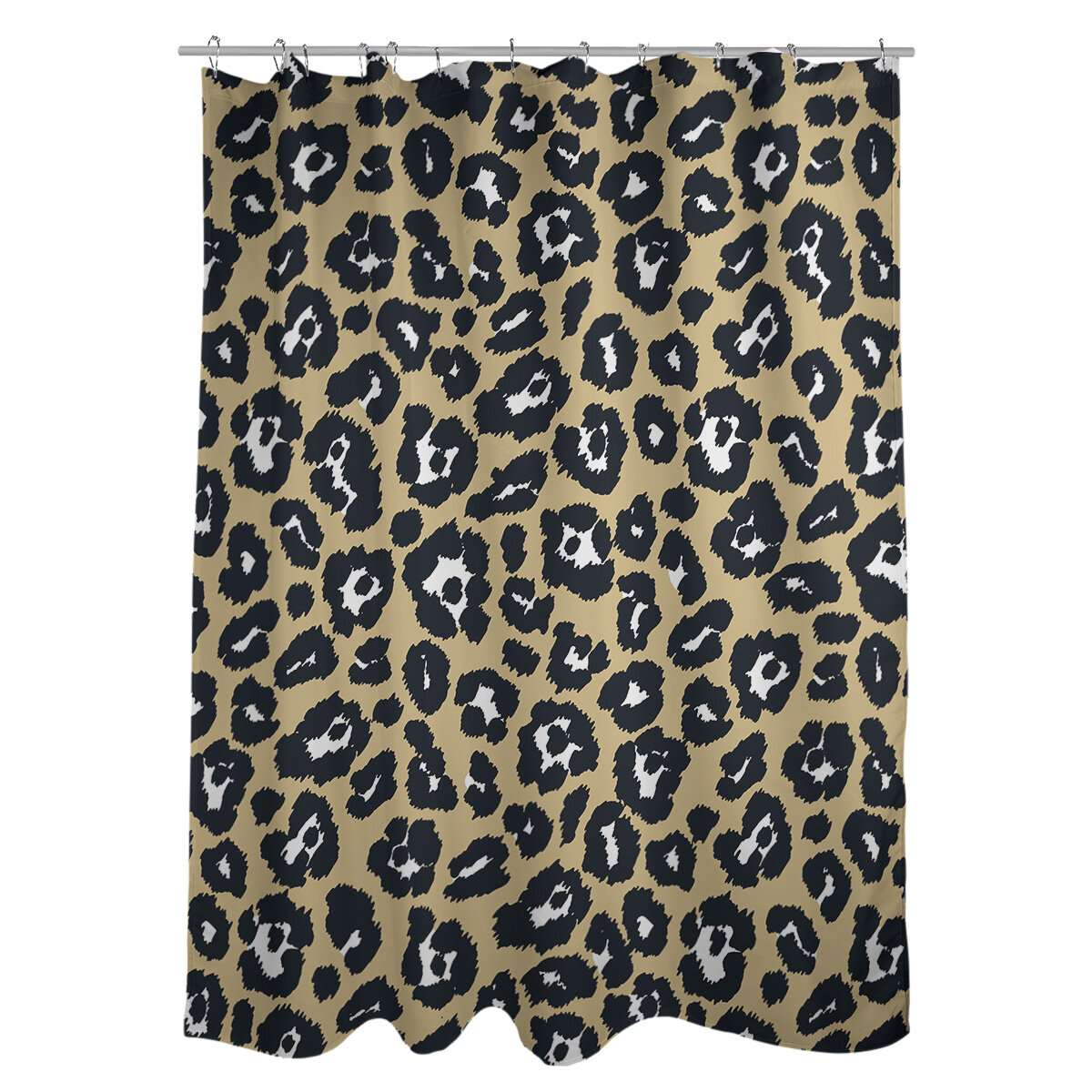 East Urban Home 2 Piece Animal Print Shower Curtain Set Wayfair