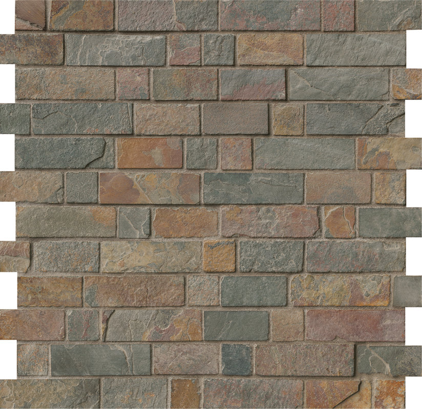 Msi Random Sized Slate Mosaic Tile In California Gold Reviews Random Sized Slate Mosaic Tile In California Gold