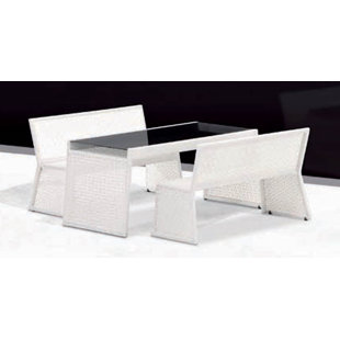 Go to store & view more images Palace 3 Piece Dining Set by 100 Essentials