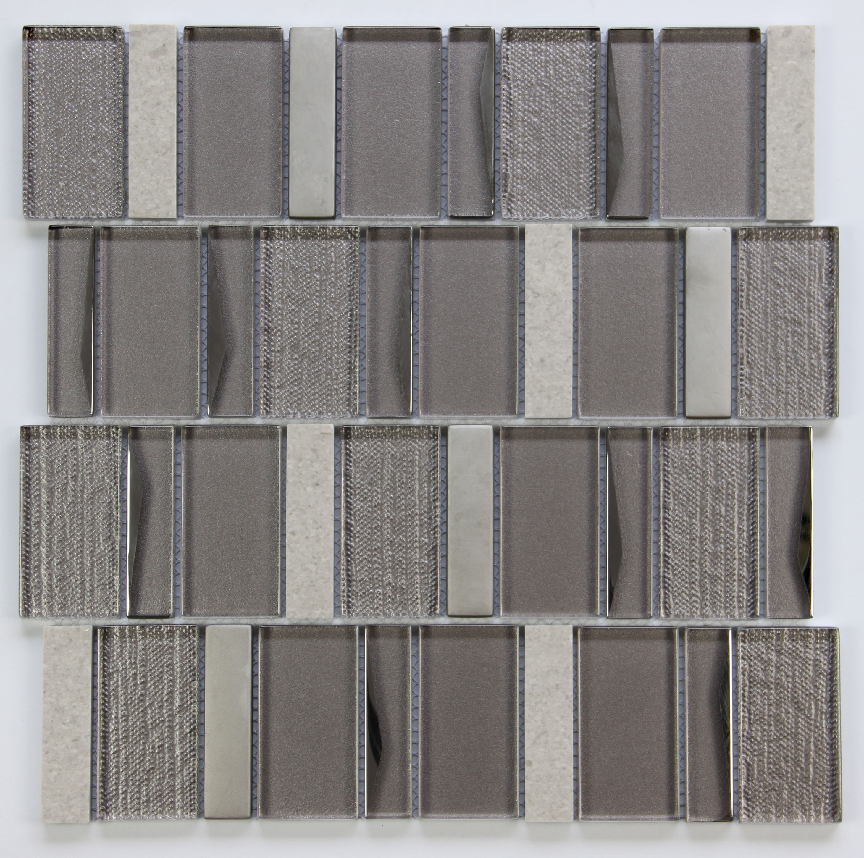 Tile Focus Twilight Polaris Random Sized Gl Mosaic In Gray Polaris Random Sized Gl Mosaic Tile
