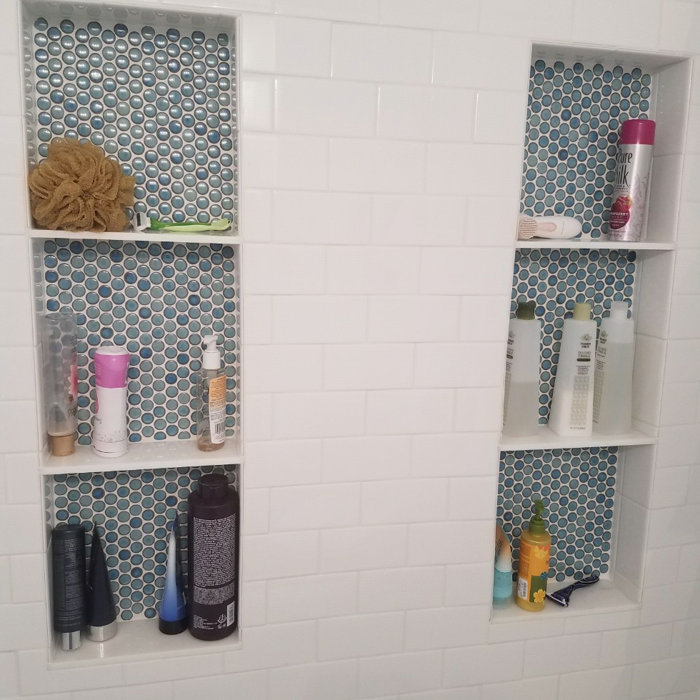 50 Tile Shower Niche Ideas and Shelf Designs for Your Bathroom Planning 