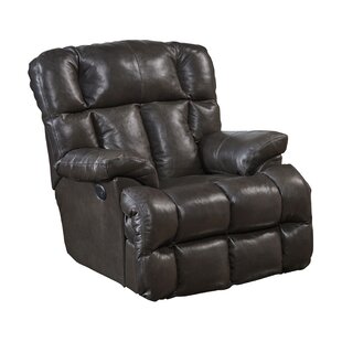 Lowndes Leather Match Power Recliner By Red Barrel Studio