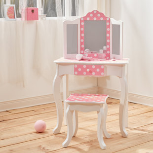 girls wooden vanity set