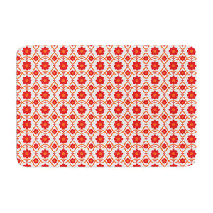 Nandita Singh Floral Pattern Memory Foam Bath Rug