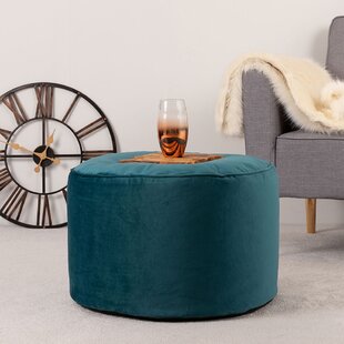 small round ottoman chair