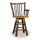 Wattson Stick Back 24 Swivel Bar Stool by Loon Peak®