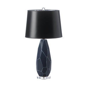 glass gem table lamp