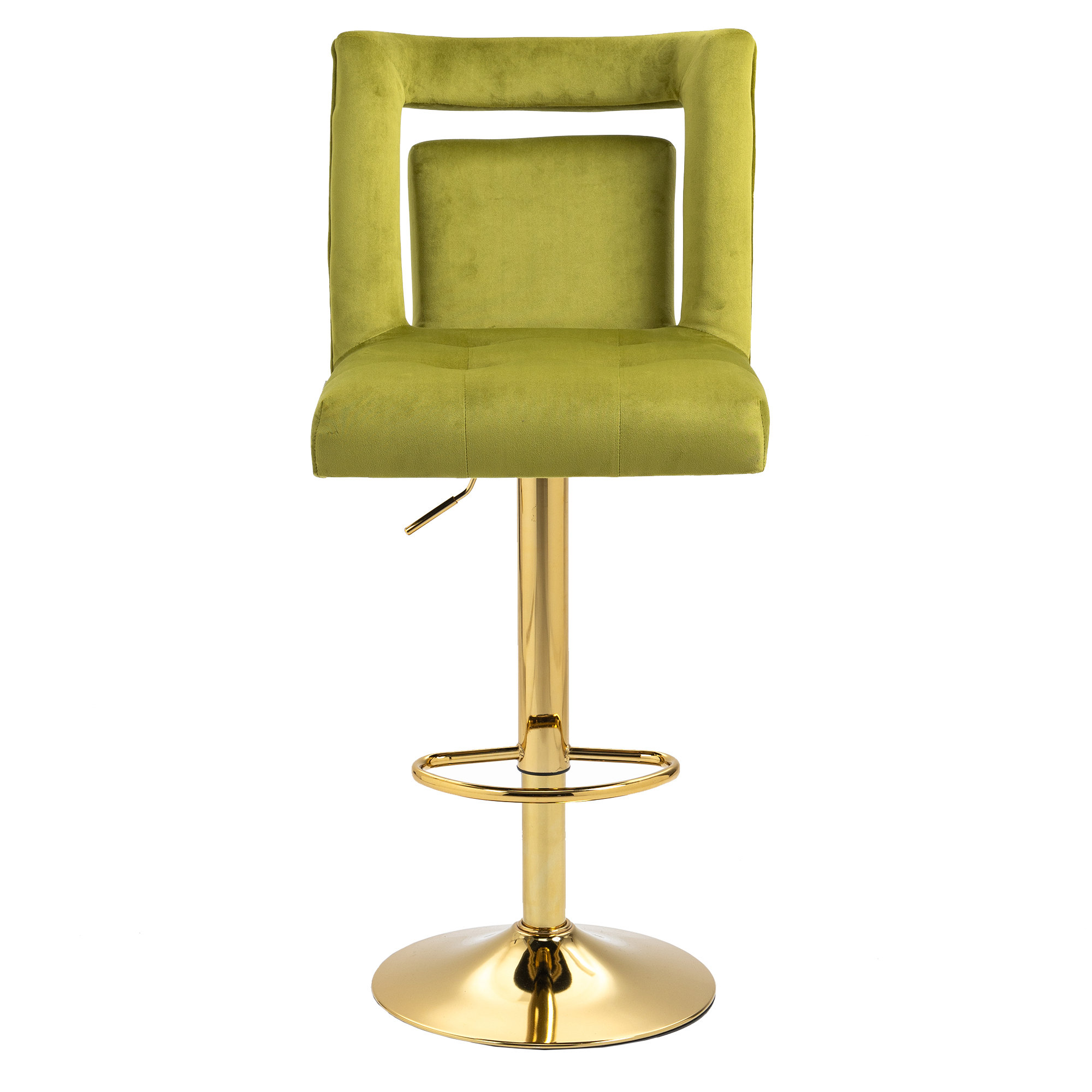 Mercer41 Bar Stools With Golden Leg Wayfair