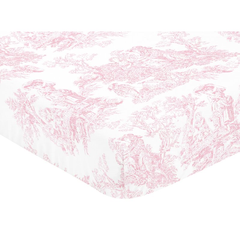 toile crib bedding