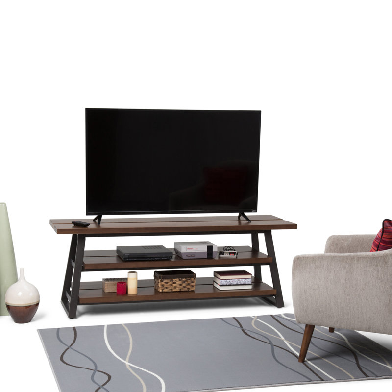 17 Stories Ryley Solid Wood Tv Stand For Tvs Up To 75 Reviews Wayfair