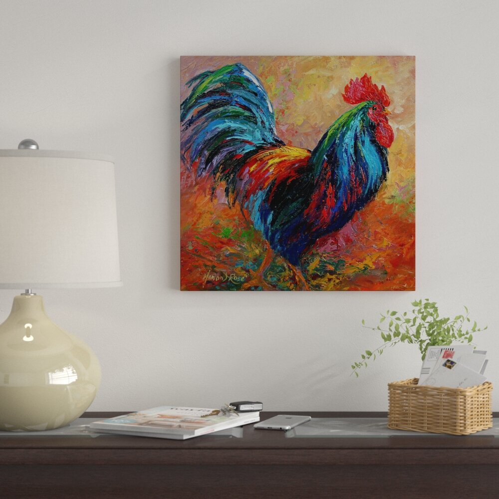 Fleur De Lis Living Mr T Rooster by Marion Rose - Painting & Reviews ...