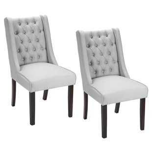Plaistow Button Tufted Upholstered Dining Chair (Set of 2) by Gracie Oaks