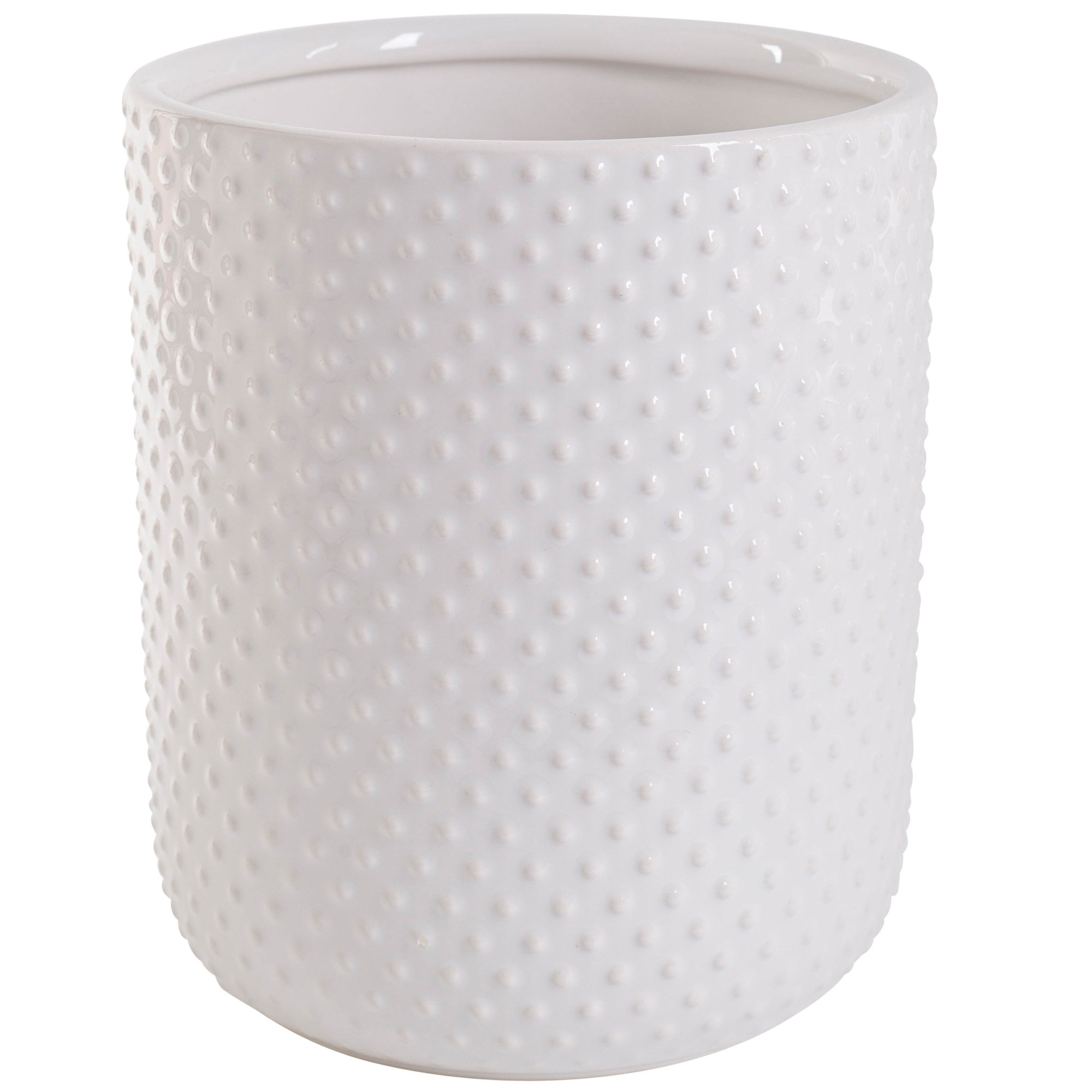 Mud Pie Ribbed Utensil Crock
