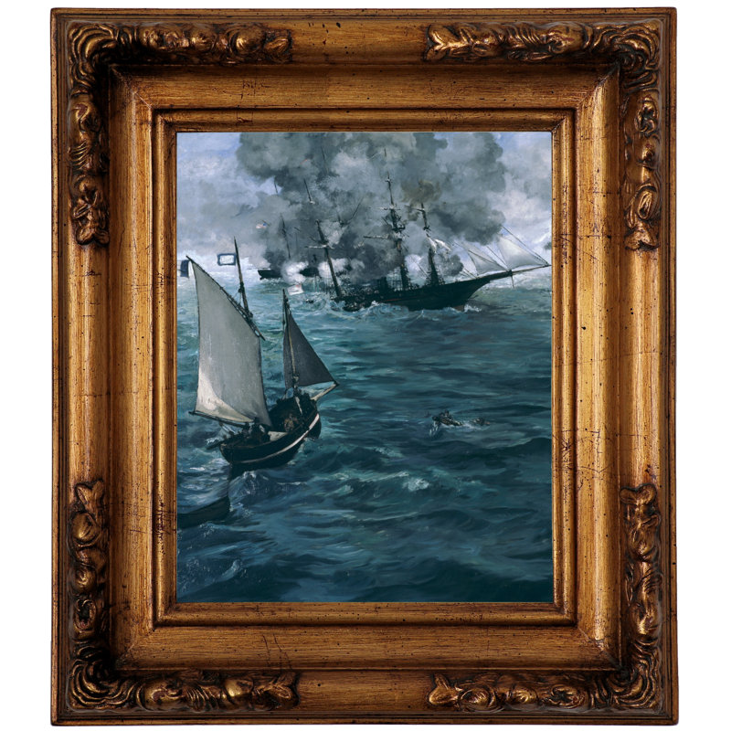 Vault W Artwork The Battle Of The U S S Kearsarge And The C S S