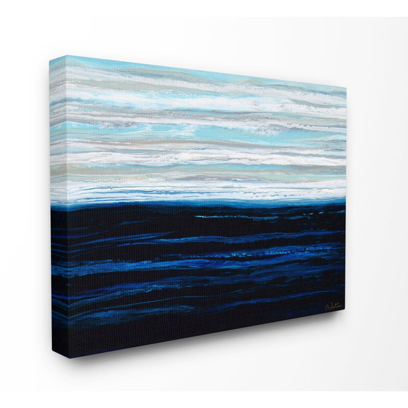 Wrought Studio Acrylic Resin Sky Clouds Wind Abstract Graphic