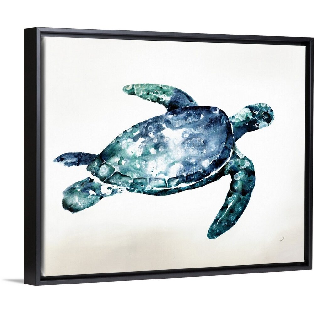 green turtle painting