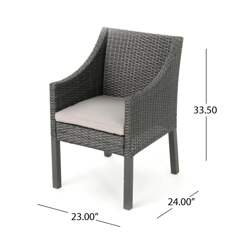 Portola Outdoor Wicker Patio Dining Chair