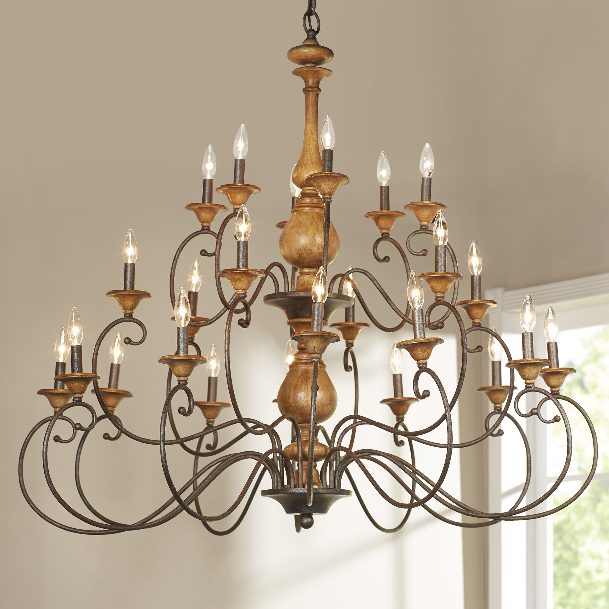 Lark Manor Turcot 24 Light Chandelier Reviews Wayfair