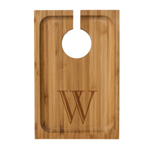 Personalized Bamboo Wine and Dine Appetizer Tray (Set of 2)