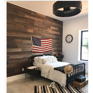 Reclaimed Wood Wallpaper Wayfair