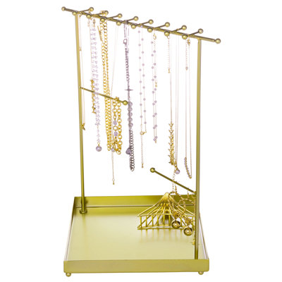 Metal Jewelry Holder Necklace Hanger Stand