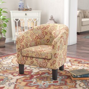 Brookhill Barrel Multi-Colored Armchair By Charlton Home