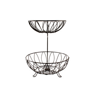 Two Tier Fruit Bowl Wayfair Arched 2 Tier Fruit Bowl