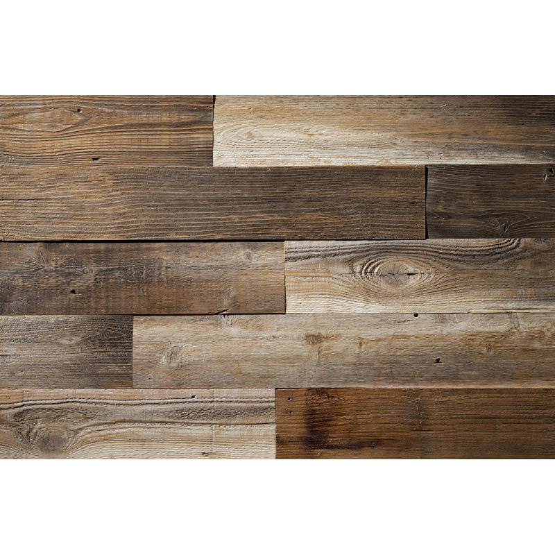 Poppa S Barn 4 87 X 52 Reclaimed Solid Wood Wall Paneling Wayfair