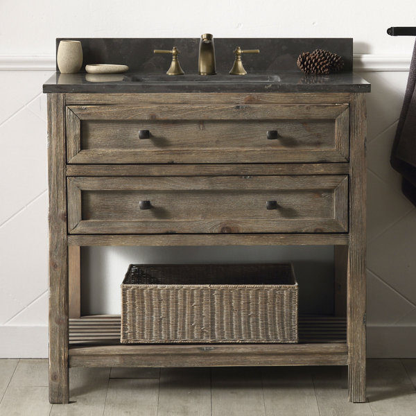 Legion Furniture Solid Elm 60" Single Bathroom Vanity Set ...