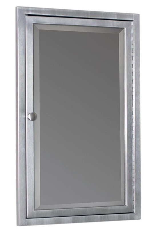 Gould 16 X 26 Recessed Framed Medicine Cabinet With 3 Adjustable