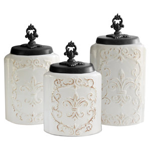 White Kitchen Jars white kitchen canisters & jars you'll love | wayfair White Kitchen Jars white kitchen canisters & jars you'll love | wayfair