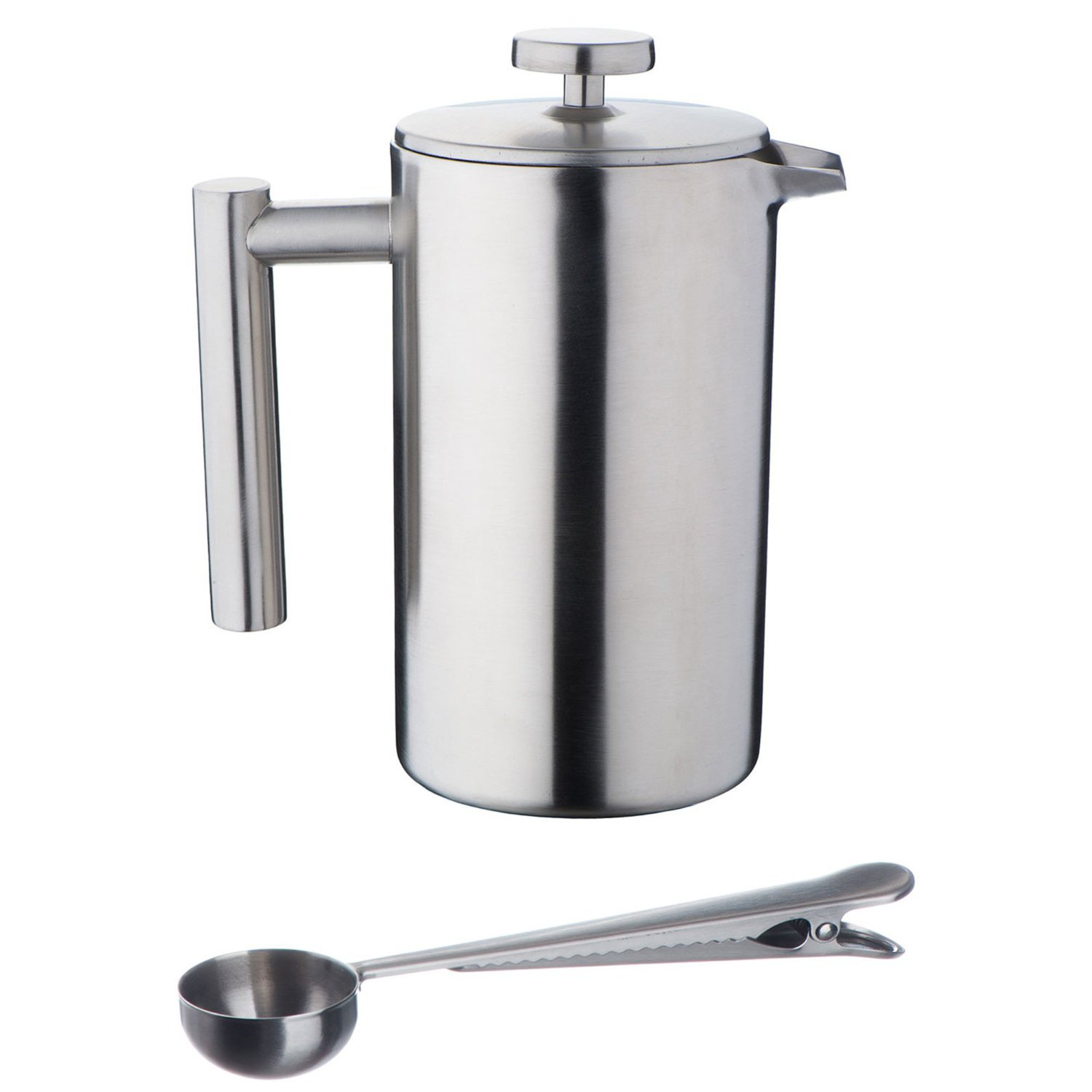 VonShef Stainless Steel French Press 