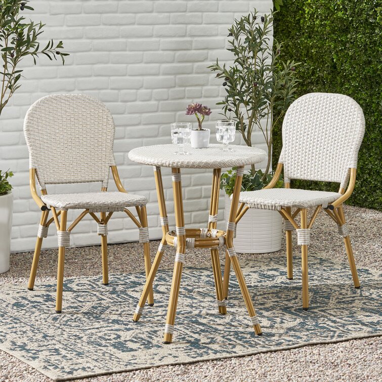 Ollegard Round 2 - Person 21.75'' Long Bistro Set