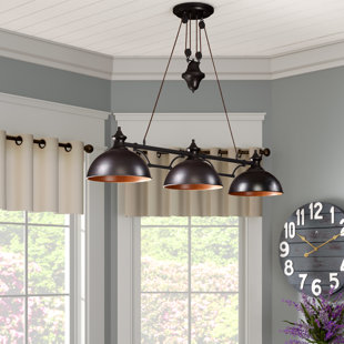 Go to store & view more images Rodriques 3-Light Kitchen Island Pendant by Laurel Foundry Modern Farmhouse