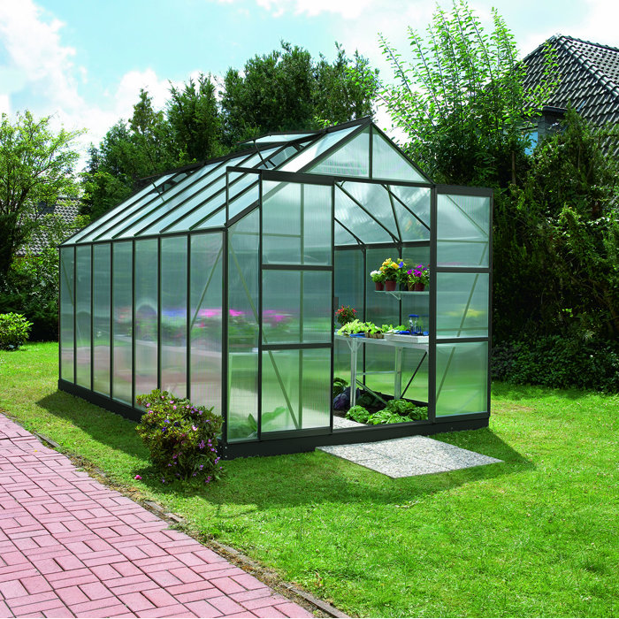 Garten Living 257 cm x 445 cm Gewächshaus Haven | Wayfair.de
