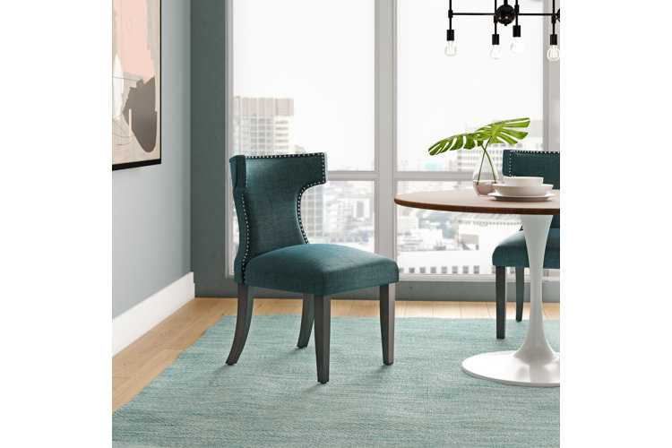 niles curve upholstered dining chair