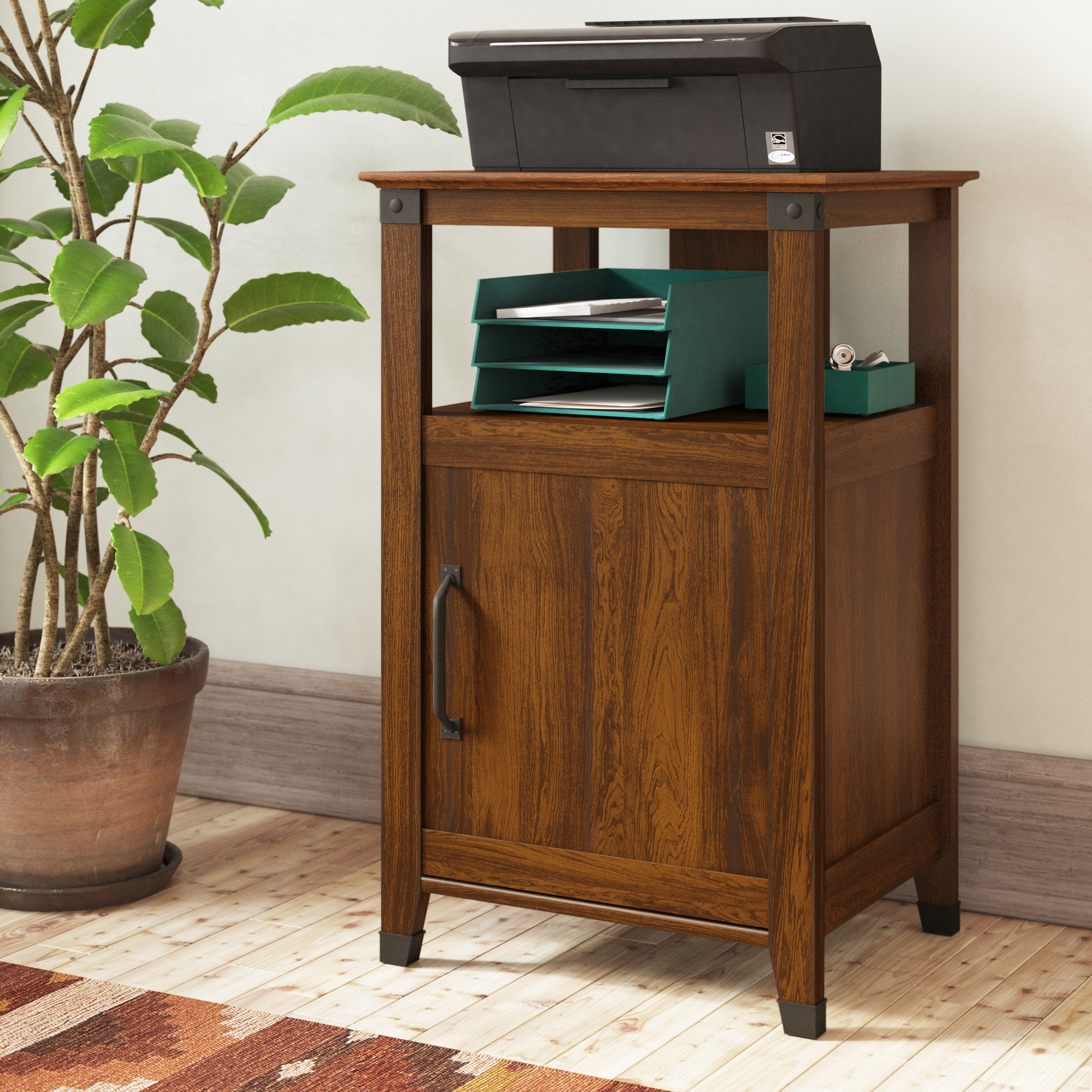 T Austin Design Chel Printer Stand With Storage Reviews Chel Printer Stand With Storage