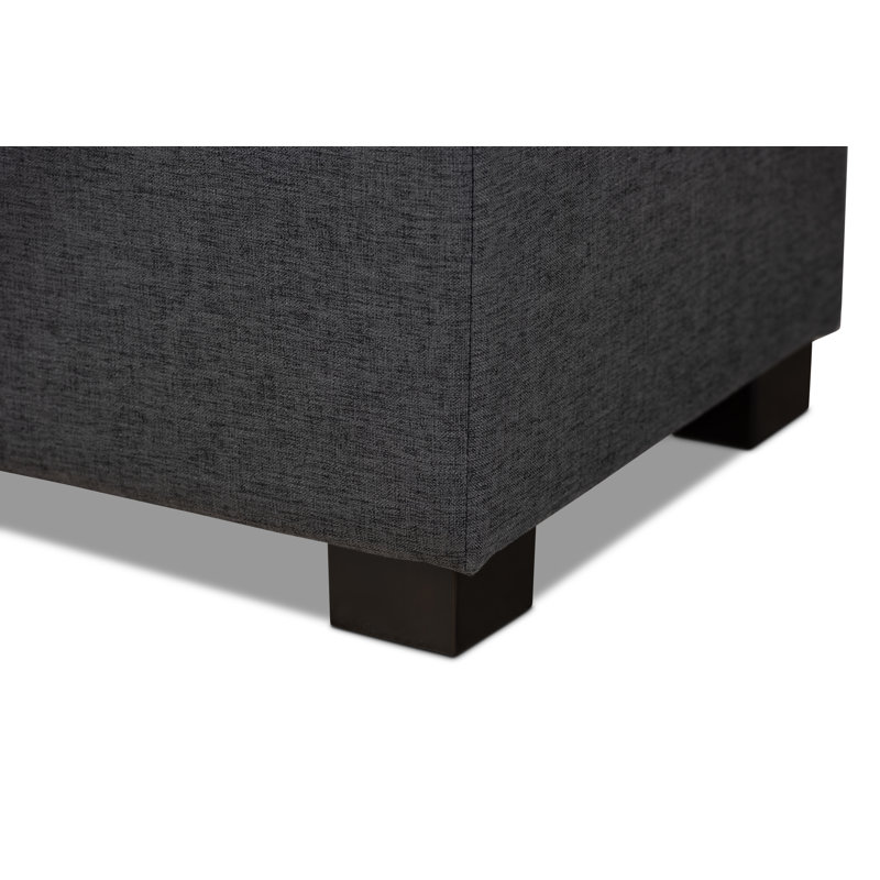 Latitude Run Kareem Upholstered Storage Bench Reviews Wayfair