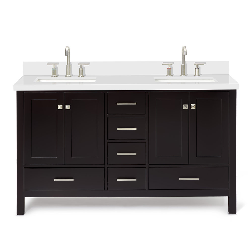 Rosecliff Heights 61" Double Bathroom Vanity Set & Reviews