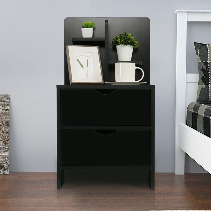 Winston Porter Cibecue 2 - Drawer Nightstand & Reviews ...