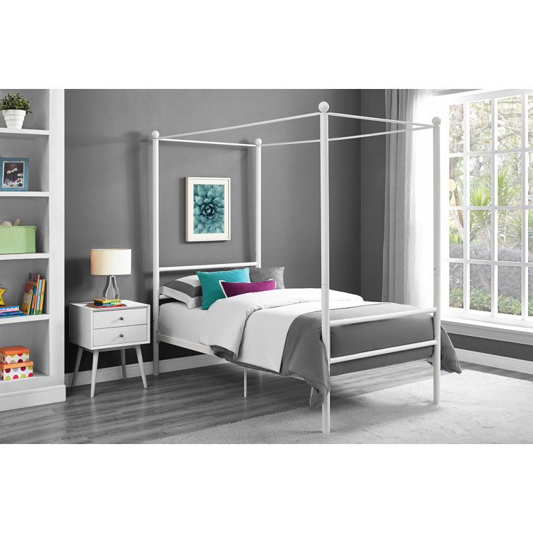 mainstay metal canopy bed