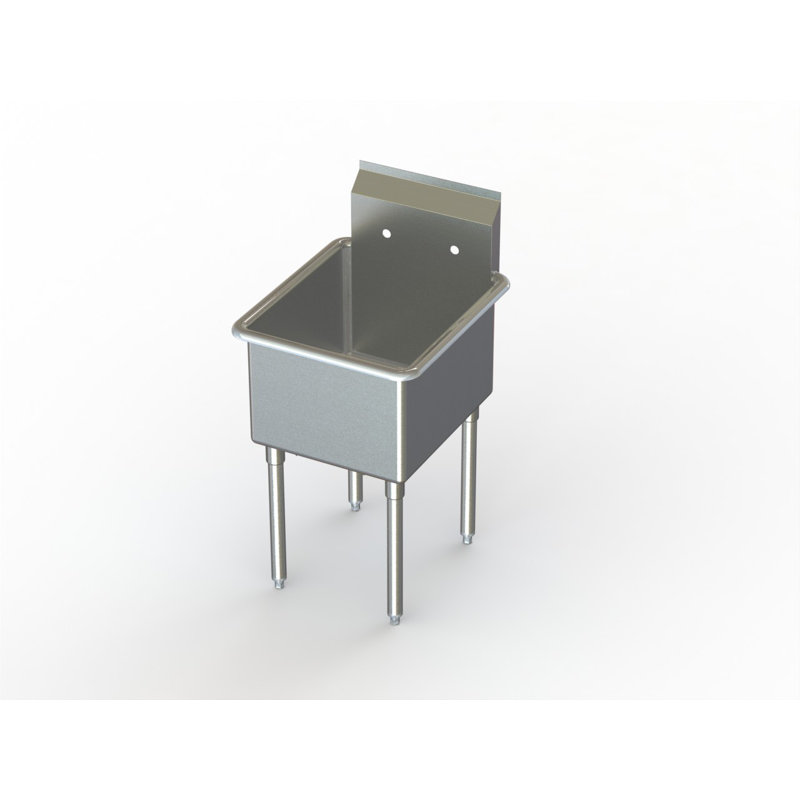 3F1-2424 Deluxe NSF 27.5" x 28" Free Standing Service Sink