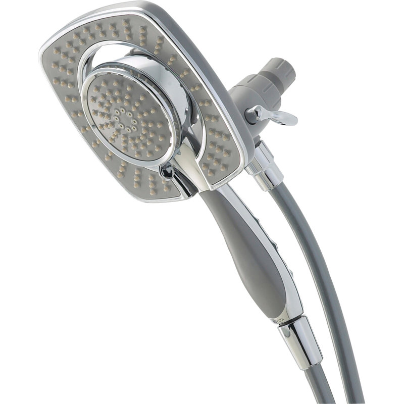 75582d Delta Universal Showering Components Multi Function Handheld Shower Head With In2ition Shower Reviews Wayfair