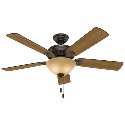 Hunter Fan 52 Fletcher 5 Blade Ceiling Fan Finish Premier Bronze